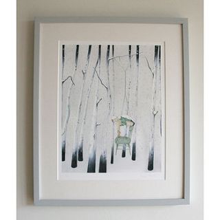 signed ballerina print by bryony thomson illustration