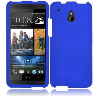 HTC One Mini M4 ( AT&T , T Mobile ) Phone Case Accessory Fresh Blue Hard Snap On Cover with Free Gift Aplus Pouch Cell Phones & Accessories