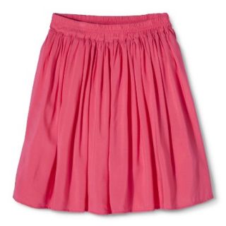 Mossimo Supply Co. Juniors Pleated Skirt   Fuchsia XS(1)
