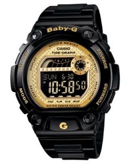 Baby G Watch, Womens Digital BLX Series Black Resin Strap BLX100 1C   Watches   Jewelry & Watches