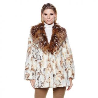 A by Adrienne Landau Lush Faux Fur Coat