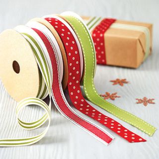 christmas ribbon by jane means