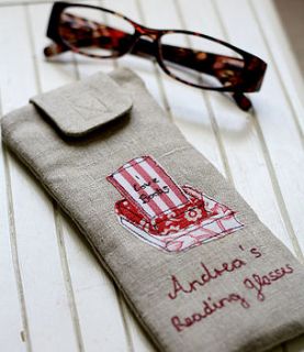 personalised glasses case books by polkadots & blooms