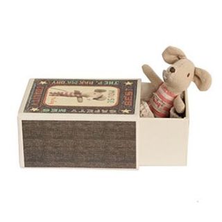 baby girl or boy matchbox mouse by the chic country home