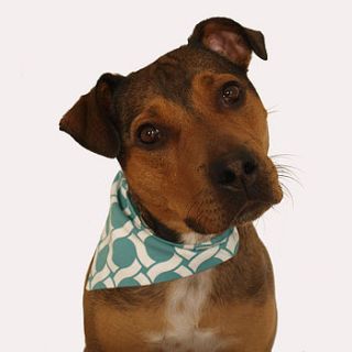 circle geometric dog bandana by east end best friend