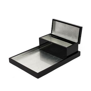 lacquer vanity tray and box set by nom living