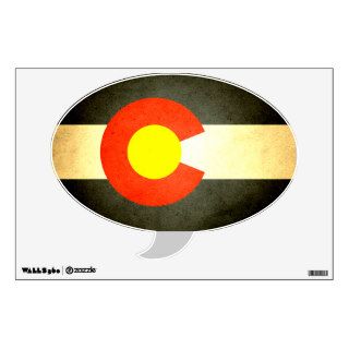 Sun kissed Colorado Flag Wall Decor