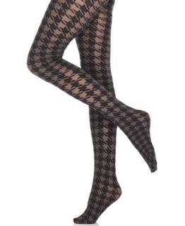 DKNY Bold Houndstooth Tights   Handbags & Accessories