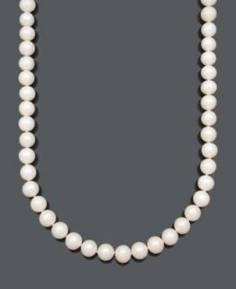 Belle de Mer Pearl Necklace, 18 14k Gold Cultured Freshwater Pearl Strand (9 10mm)   Necklaces   Jewelry & Watches