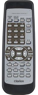 Clarion RCB177 Replacement Remote Control for MAX675VD, MAX675VDII, VRX765VD, VRX775VD  Vehicle Audio Video Remote Controls 