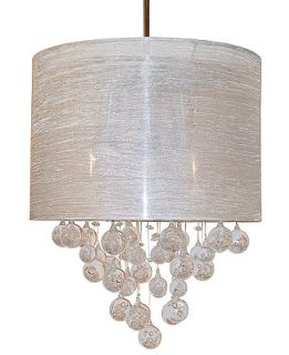 Sharper Image Lighting, Textured Silver Shade 15 Pendant   Lighting & Lamps   For The Home
