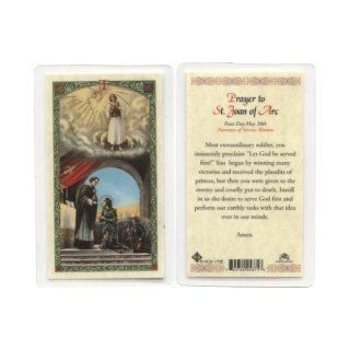 Prayer to St. Joan of Arc Holy Card (HC9 175E)   Laminated Unknown 0745720053713 Books