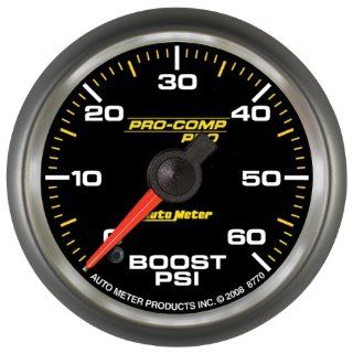 Auto Meter 8670 Pro Comp Pro 2 5/8" 0 60 PSI Boost Pressure Gauge Automotive