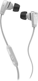 Skullcandy Merge Earbud Headphones for Phones   Retail Packaging   White/Chrome Cell Phones & Accessories