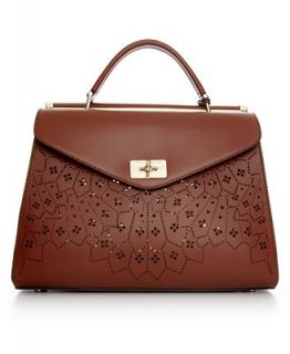 BCBGMAXAZRIA Handbag, Allie Lazer Cut Satchel   Handbags & Accessories