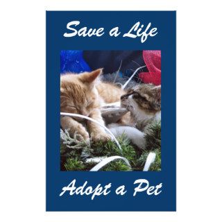 Adopt Cat Dog Animal, Rescue a Pet, Save a Life Flyers