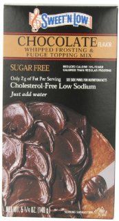 Sweet N Low Frosting Mix, Chocolate Fudge, 5.25 Ounce Boxes (Pack of 12)  Icing  Grocery & Gourmet Food