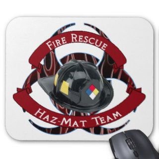 fire rescue / hazmat team mouse pad