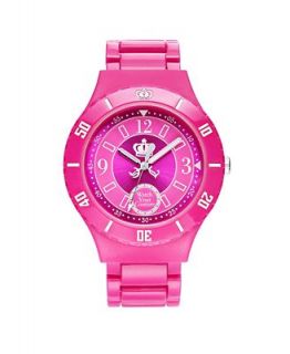 Juicy Couture Watch, Womens Taylor Pink Plastic Bracelet 1900812   Watches   Jewelry & Watches