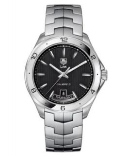 TAG Heuer Mens Swiss Stainless Steel Bracelet Watch 40mm WAT1110.BA0950   Watches   Jewelry & Watches