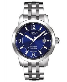 Tissot Watch, Mens Swiss PRC 200 Stainless Steel Bracelet T0144101104700   Watches   Jewelry & Watches