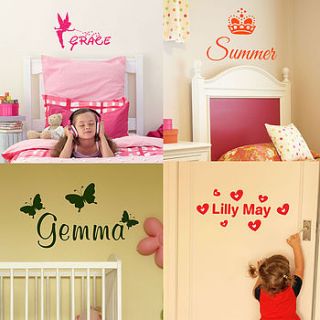 baby letters by wall decals uk by gem designs