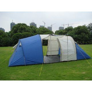 Peaktop Family Cabin Tent 6 Person 2 Room for Camping  Sports & Outdoors