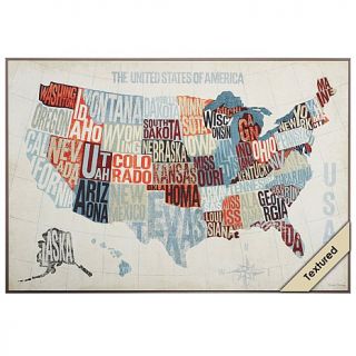 USA Modern Blue Single Print    24" x 36"