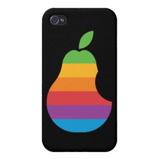 Pear   Retro Parody iPhone 4 Case