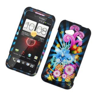 Eagle Cell PIHTC6410G2D170 Stylish Hard Snap On Protective Case for HTC Droid Incredible 4G LTE/Fireball   Retail Packaging   Colorful Fireworks Cell Phones & Accessories