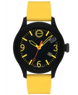 ESQ Movado Watch, Unisex Swiss ESQ One Black Silicone Strap 43mm 07301442   Watches   Jewelry & Watches