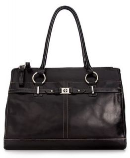 Giani Bernini Handbag, Large Glazed Leather Tote   Handbags & Accessories