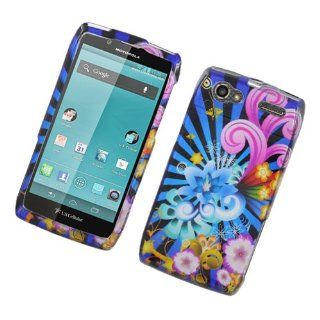 Eagle Cell PIMOTXT881G2D170 Stylish Hard Snap On Protective Case for Motorola Electrify 2 XT881   Retail Packaging   Colorful Fireworks Cell Phones & Accessories
