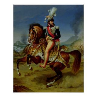 Equestrian Portrait of Joachim Murat  1812 Posters