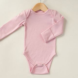100% superfine merino wool baby bodysuit by superlove