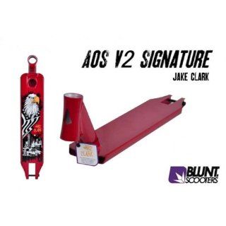 Envy Blunt Ace of Spades V2 Signature Deck Jake Clark (RED)  Sports Scooter Decks  Sports & Outdoors