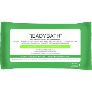 Medline ReadyBath Rinse Free Shampoo and Conditioning Caps, Scented (Case of 30) Medline Toilet & Shower Aids