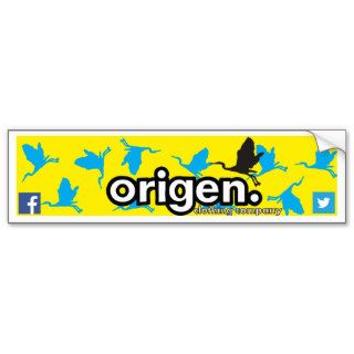Origen Clothing Company Bumper Sticker