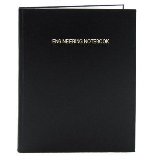 BookFactory Blue Engineering Notebook   168 Pages (.25" Grid Format), 8 7/8" x 11 1/4", Blue Cover, Smyth Sewn Hardbound (LIRPE 168 LGR A LBT4)  Science Laboratory Notebooks 