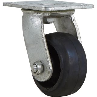 4in. Swivel Solid Rubber Replacement Caster  500   999 Lbs.