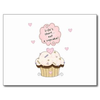 Eat A Cupcake Post Card