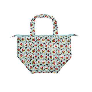 rosy dot insulated lunch tote by ulster weavers