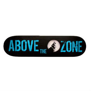 Above The Ozone BlacKKoyote Custom Skate Board