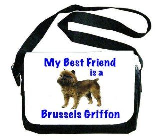 My Best Friend is Brussels Griffon Messenger Bag Computers & Accessories