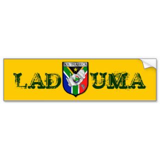 South Africa Laduma Soccer Bumper Sticker