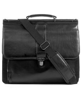 Kenneth Cole Reaction Florencia Leather Dowel Rod Laptop Brief   Business & Laptop Bags   luggage