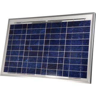 NPower Crystalline Solar Panel — 35 Watts, 12 Volt, 26.6in.L x 17.6in.W x 1.18in.H  Crystalline Solar Panels