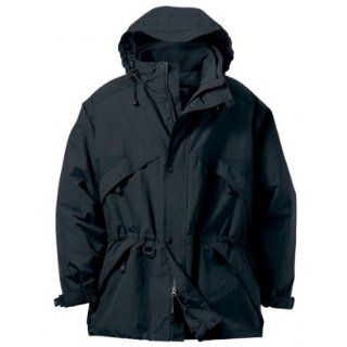 Big Mens 3 in 1 Techno Series Parka with Dobby Trim   Premium Collection (Big & Tall and Regular Siz at  Mens Clothing store