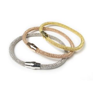 sterling silver mesh bracelets by tales from the earth
