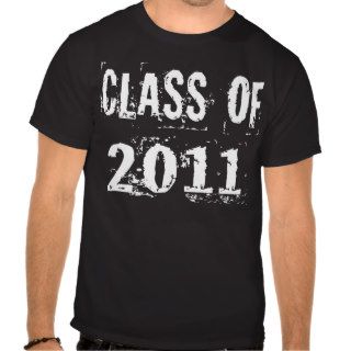 White Grunge Class of 2011 T Shirt